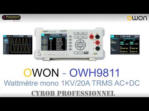 Cyrob : Review of the excellent Owon OWH9811 AC/DC Wattmeter