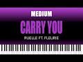 Ruelle ft. Fleurie - Carry You | MEDIUM Piano Cover