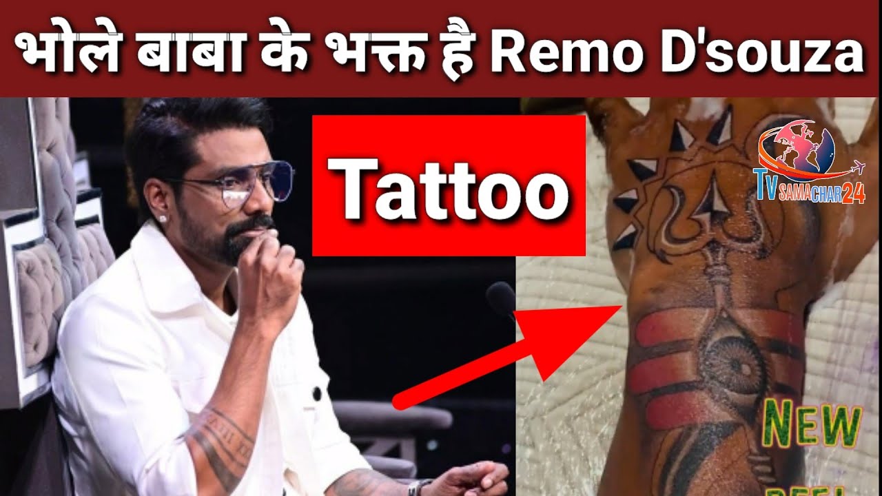 Tattoo tales Remo DSouza now has a star on his arm