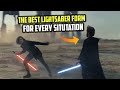 The Best Lightsaber Form for Each Type of Combat Scenario