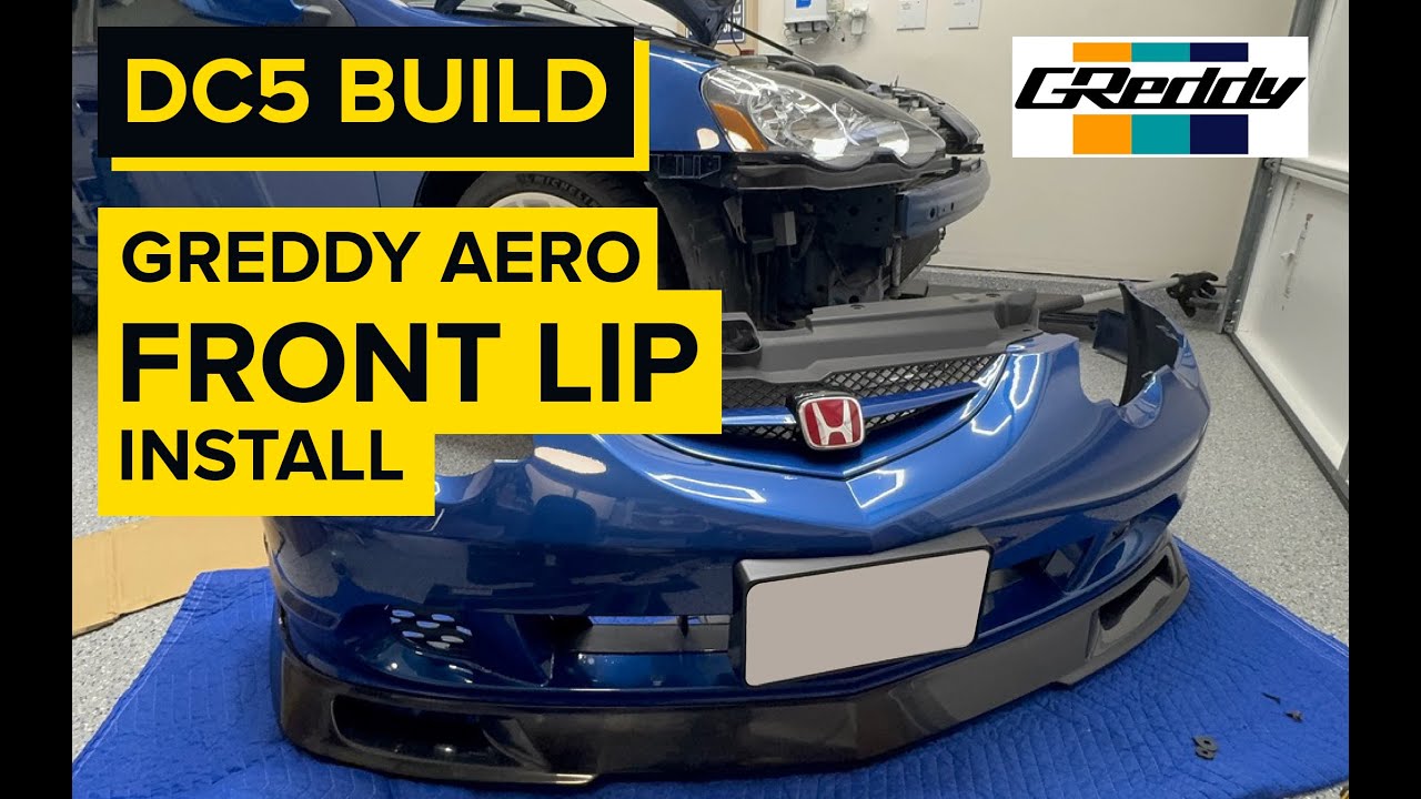 Greddy Gracer Aero Front Lip Install for my Acura RSX Type S