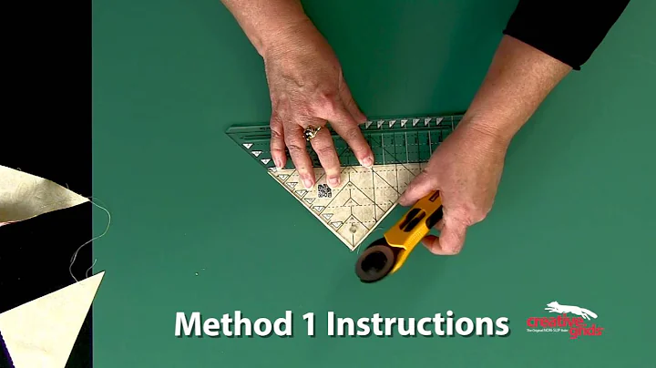 Creative Grids® Half-Square 4-in-1 Triangle Ruler - CGRBH1