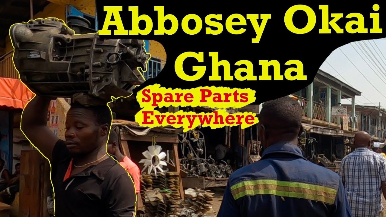 Jamaican Mechanic Explores Ghana's Abbosey Okai Auto Parts Village A