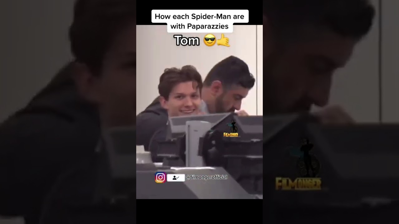 All 3 Spider-Man Dealing Paparazzi 😂😂