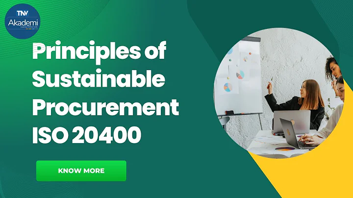 Principles of Sustainable Procurement – ISO 20400