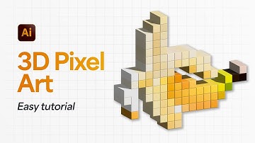 Create 3D Pixel Art in Adobe Illustrator