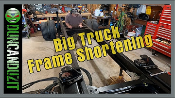 U-haul, GMC 5500, C5500, Dump truck build, Frame shorten, Axle relocation, Time lapse Footage