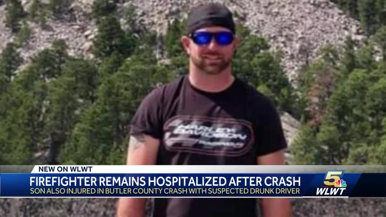 Police: Impaired driver was 40 mph over speed limit in crash that injured firefighter