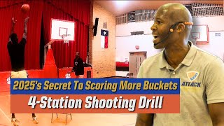 Get Better With Basketball In 2025 With This 4 Station Shooting Drill!