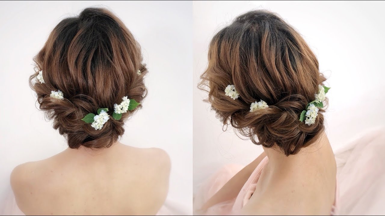 ［新秘教學］超簡單！2股扭轉蓬鬆編髮新娘髮型Wedding hairstyle