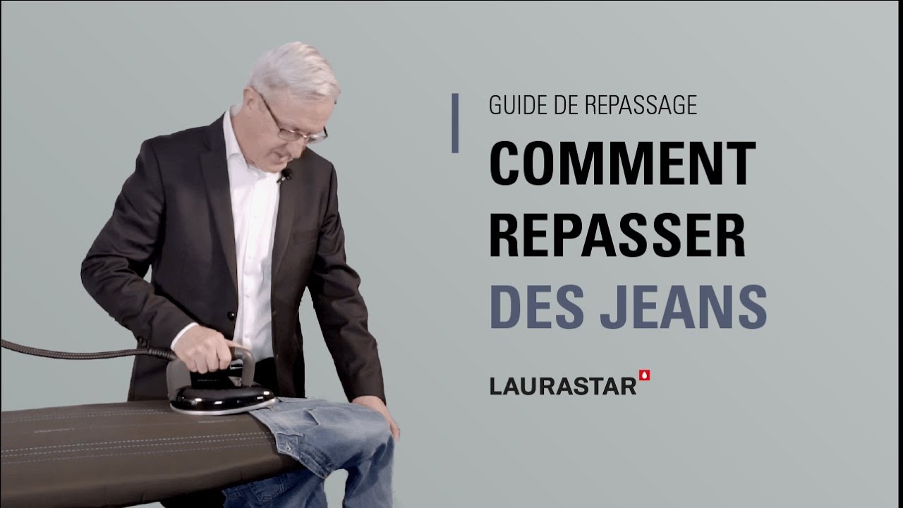 Comment repasser des jeans ? | Guide de repassage Laurastar - YouTube
