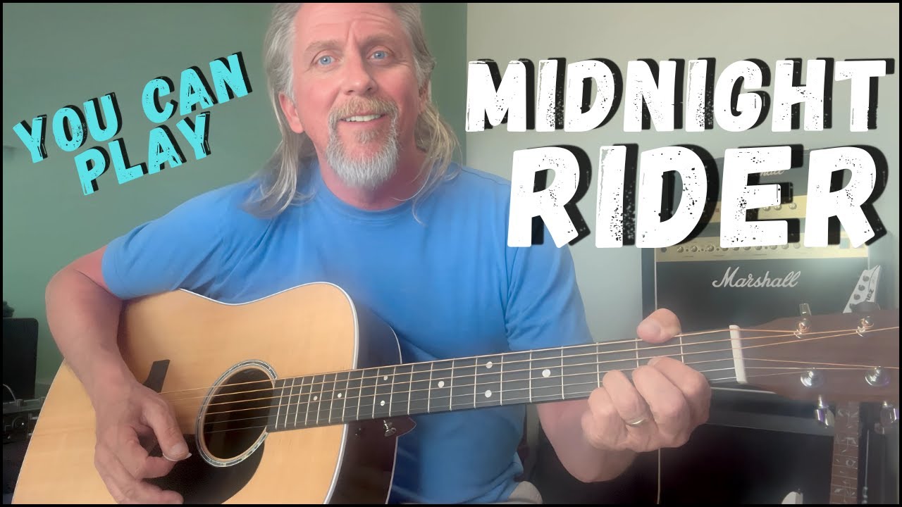 Beginner Guitar Lesson: How To Play Midnight Rider by The Allman ...