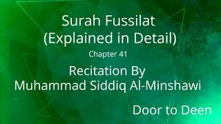 Surah Fussilat (Explained in Detail) Muhammad Siddiq Al-Minshawi  Quran Recitation