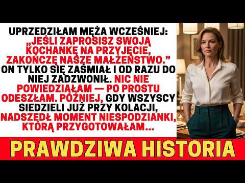 Gdy tylko pojawisz się na swoich urodzinach z kochanką, złożę pozew o rozwód  Jednak…