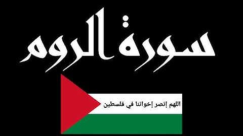 سورة الروم كاملة بصوت القارئ حمزة الفار