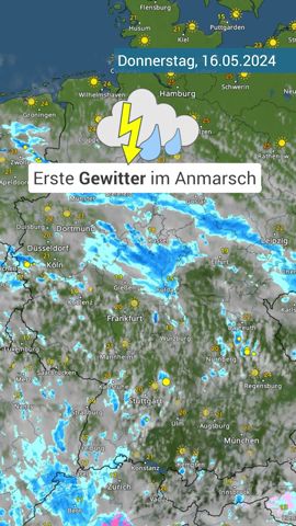 Kräftige Gewitter sind aktuell unterwegs. Es drohen Unwetter mit Starkregen. ⛈  #unwetter