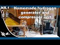 Homemade Hydrogen Generator And Compressor Unit