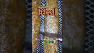 Rice paper spring rolls | No maida rolls 🥢 #HealthySnacks #AirFryer