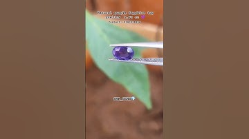 Thumbnail of purple sapphire💜#gemsnjewellery #diamondjewellery#music #astrologicalgemstone#diamondrings#sapphire
