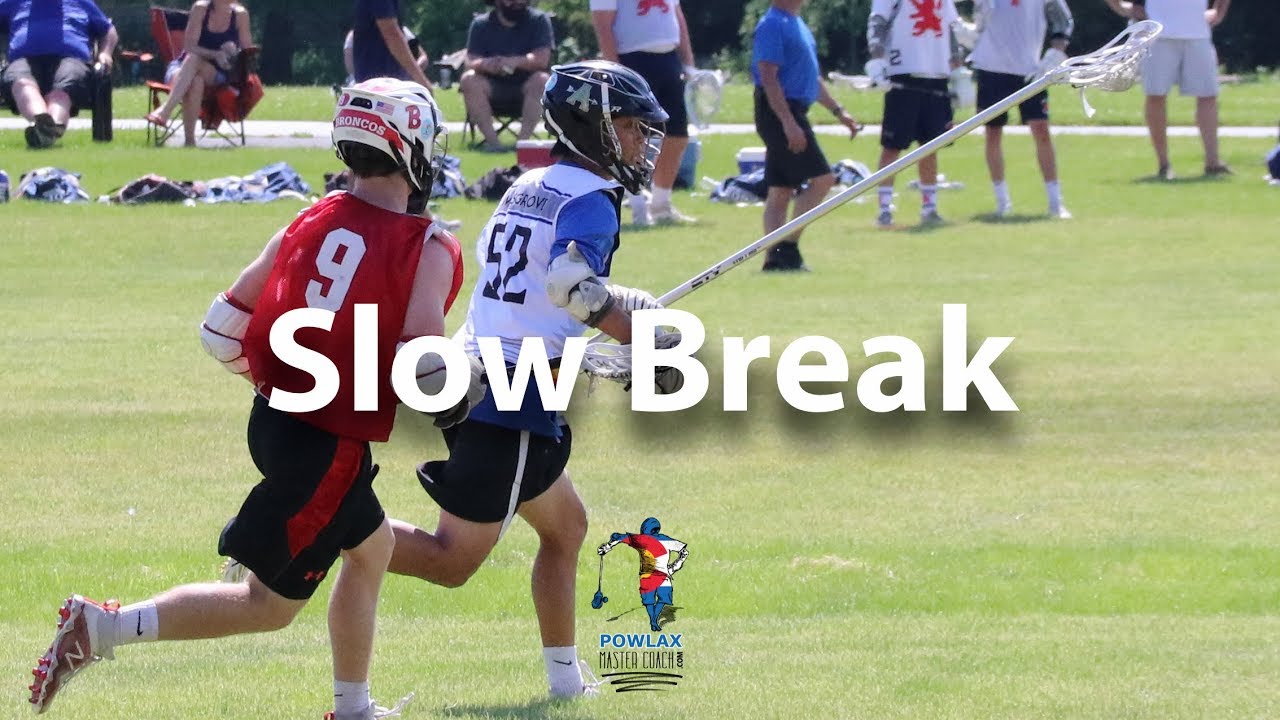 Slow Break Through X Transition Play Lacrosse POWLAX YouTube