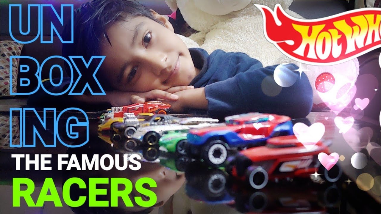 Hotwheels Unboxing The Famous Track Stars & legendary Cars YouTube