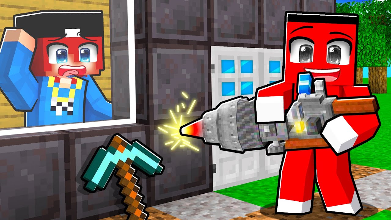 HASAN'IN GÜVENLİ EVİNE GİRMENİN 10 FARKLI YOLU !! - Minecraft