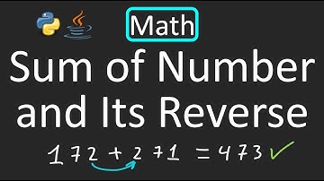 LeetCode - 2443. Sum of Number and Its Reverse | Math | Python | Java