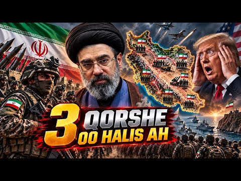 3 QORSHE OO HALIS &3 MLIYAAN CIIDAN HEEGAN AH TRUMP OO YAABAN & SACUUDIGA LA KHIYAAMAY