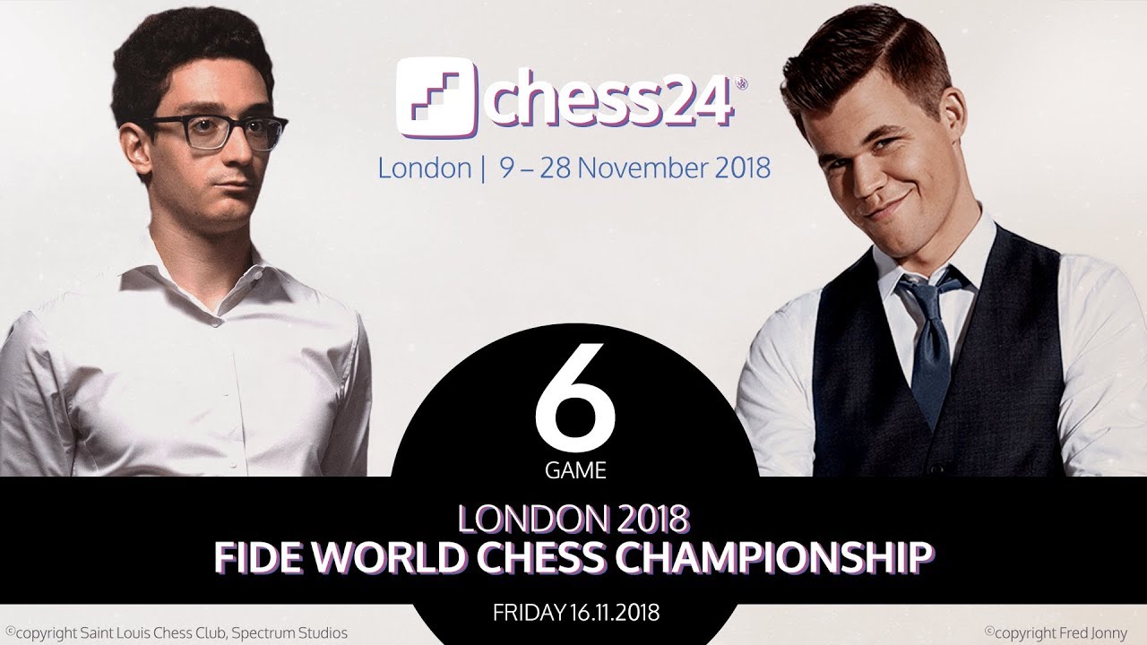 Carlsen-Caruana Game 6 - 2018 FIDE World Chess Championship