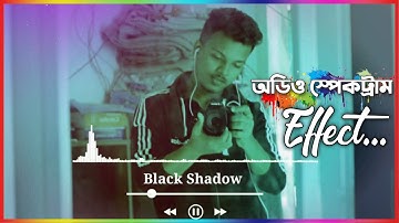 Audio Spectrum Video Editing Kinemaster Bangla ||How to make Audio Spectrum Video on Android#TECHBID