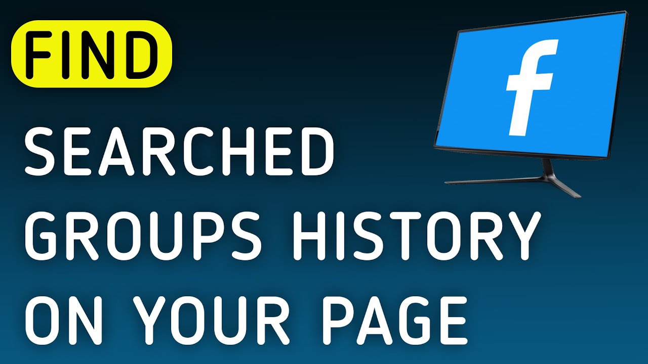 How To Find Searched Groups History On Your Page On Facebook App On PC (New Update)