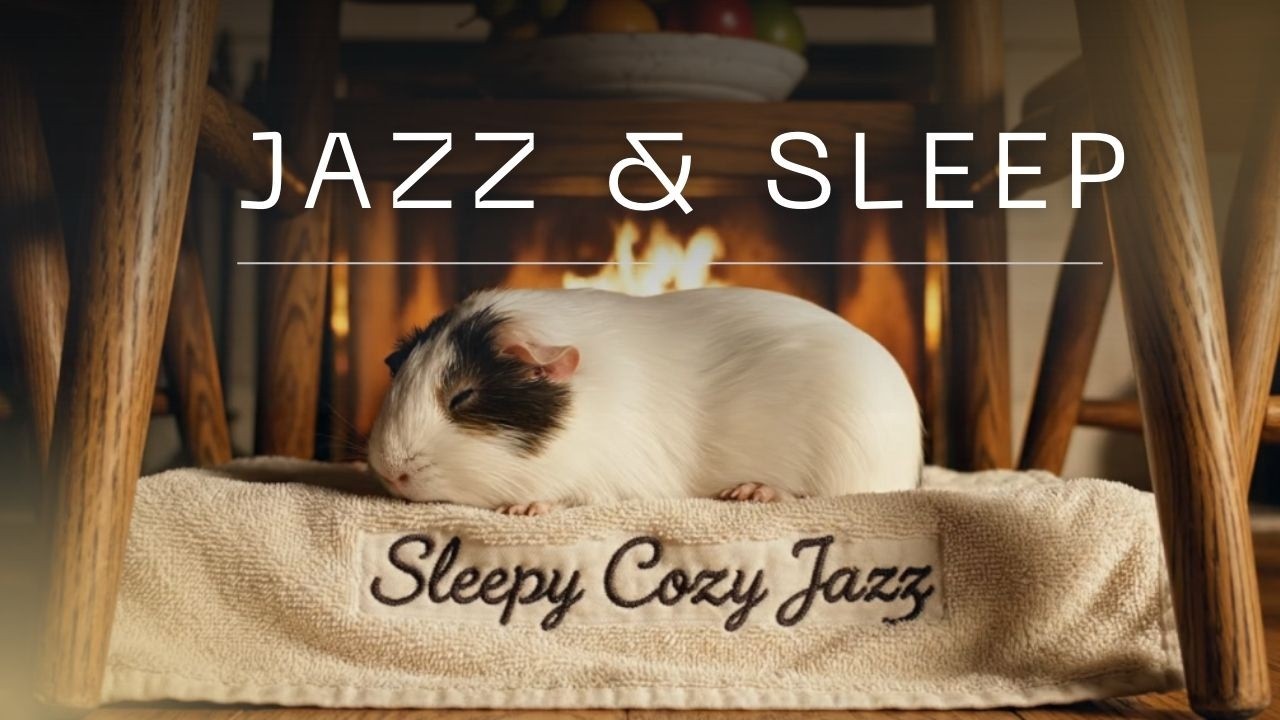 Relaxing Fireplace Jazz in a Quiet Home | Soft Night Ambience