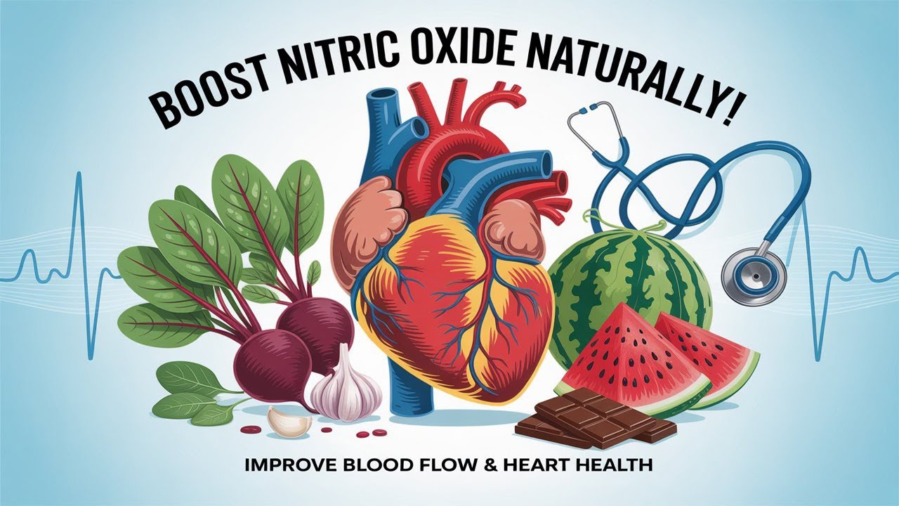 Top Foods to Boost Nitric Oxide Naturally | Improve Blood Flow & Heart ...