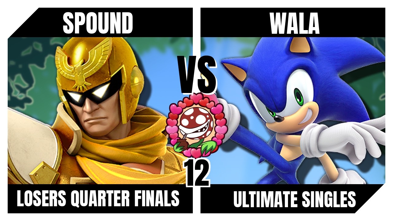 Piranha Garden 12 Losers Quarter Finals   Spound Captain Falcon Vs  Wala Sonic SSBU