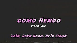 Feid, Jota Rosa, Kris Floyd - Como Ñengo (Lyric Video)