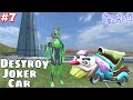 Destroy Joker Car in Rope Frog Ninja Hero New Update #7 Hindi Dollar Hero Game Definition Mod apk