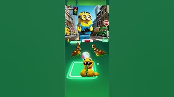 Thumbnail of Minion Lego Turn into Giant Worms 💃🏻 Coffin Dance 🎮 Tiles Hop #shorts #tileshop #shortsfeed #minions