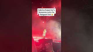 Sabrina Carpenter&#39;s Nonsense Outro 😳