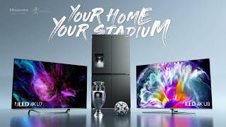 Hisense I Uled Tv U8 I Ultra Motion I Vaš Dom, Vaš Stadion.