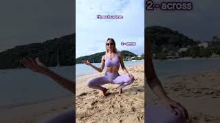 Full Body Beach Stretching for Flexibility | Online Yoga & Women Workout Class #fitness