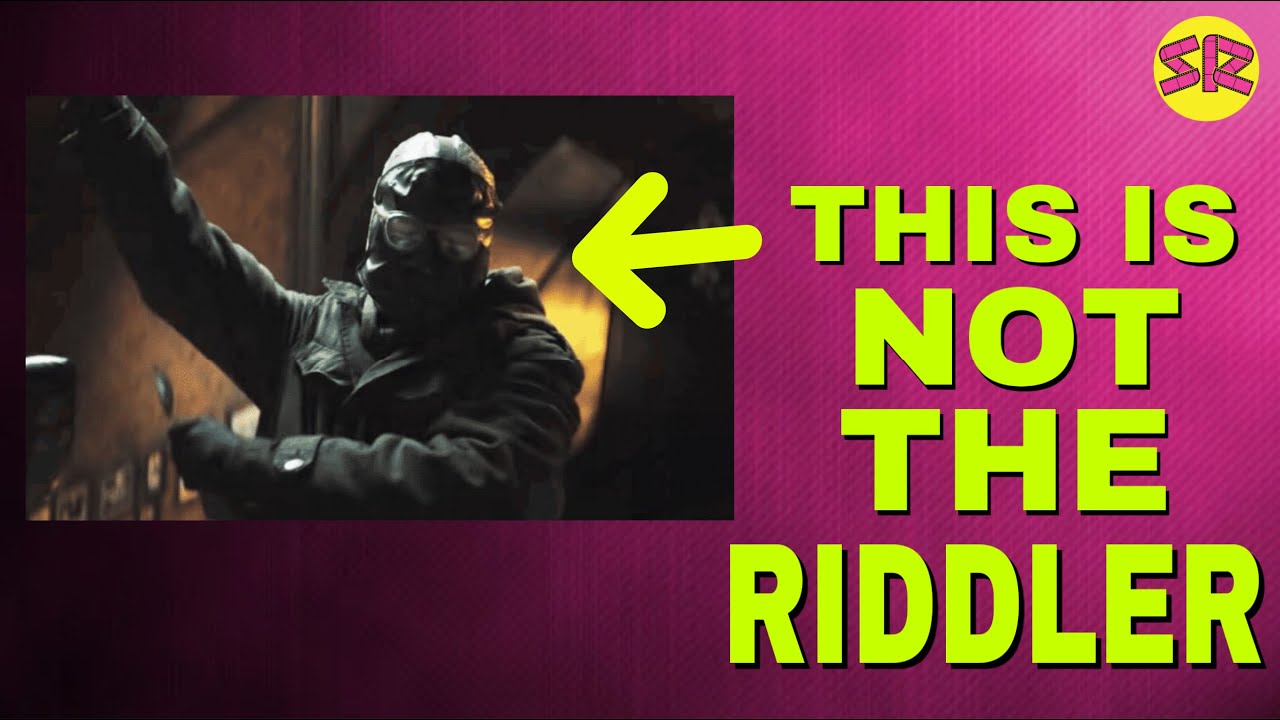 This Is Not The Riddler - YouTube