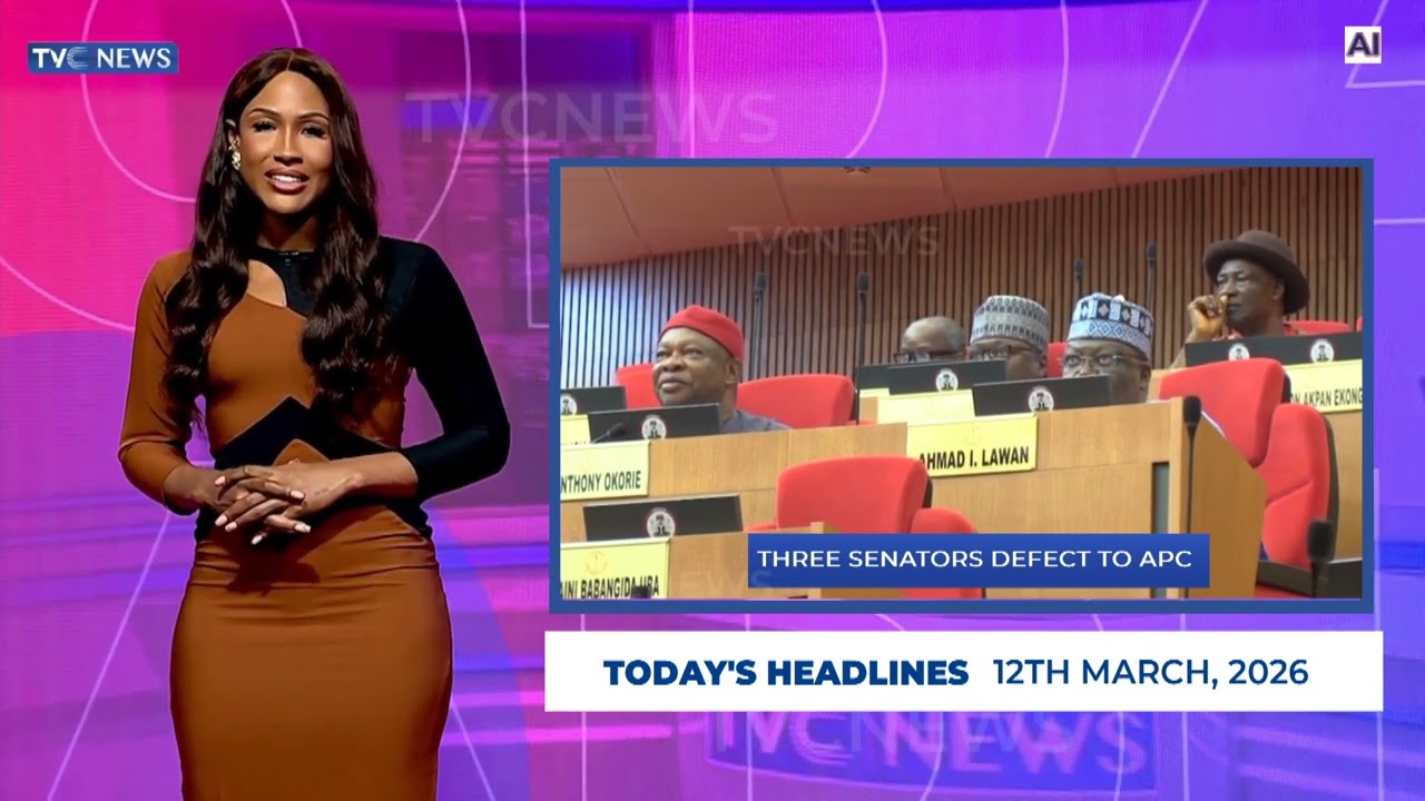 TVC News AI English Headline News | 12th March, 2026