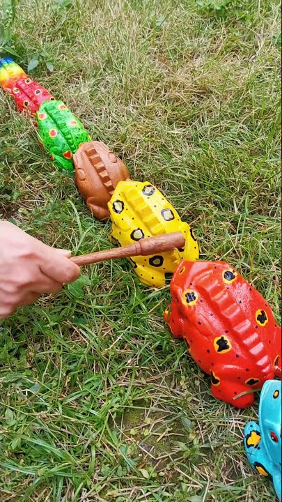Funny Wooden Frog Instrument 01 #Shorts