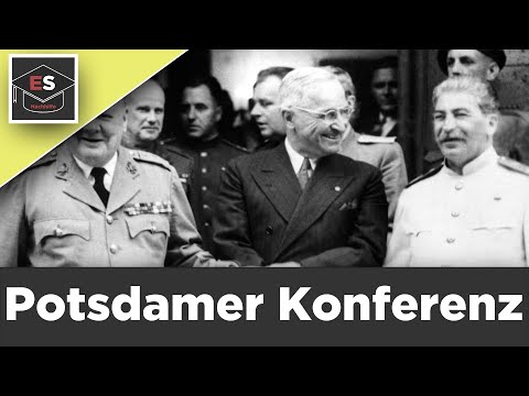 Die Potsdamer Konferenz 1945 - Potsdamer Abkommen - Bedeutung Potsdamer Konferenz - einfach erklärt!