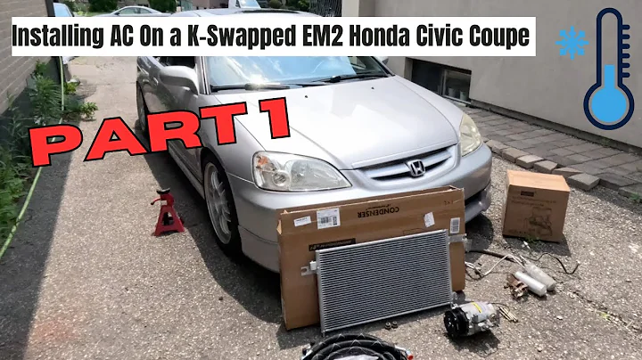 Part 1 How To Install AC On a K-Swapped EM2 Honda Civic Coupe Si