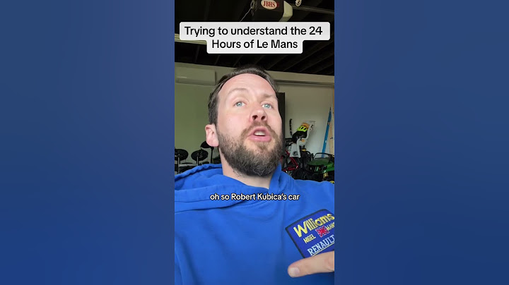 Trying to understand the 24 hours of Le Mans #wec #enduranceracing