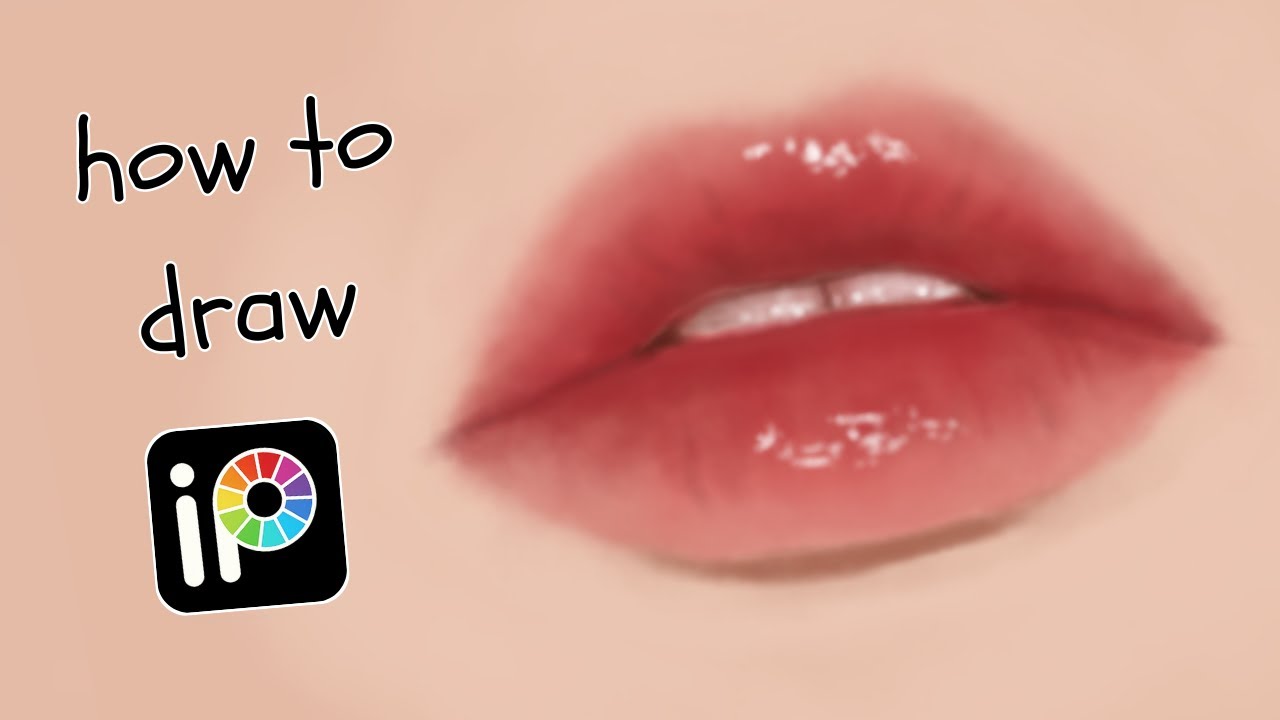 How to Draw Realistic Lips | Easy Step by Step Tutorial (Ibis Paint X)