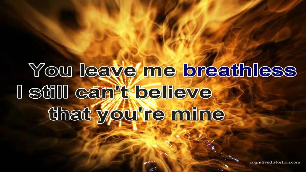 'I Do' lyrics that will leave you breathless