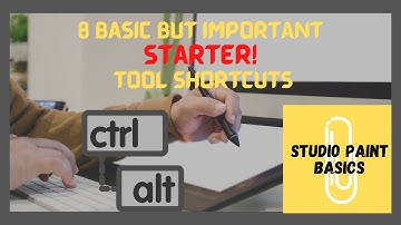Clip Studio Paint 8 Very Basic Keyboard Tool Shortcuts To Get You Started