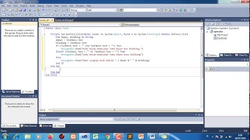 Tutorial Belajar Visual Basic Net : Operator Logika